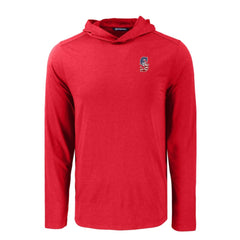 Seattle Mariners Cutter & Buck Coastline Epic Comfort Recycled Eco Hoodie Long Sleeve T-Shirt Lifestyle