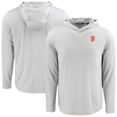 San Francisco Giants Cutter & Buck Coastline Epic Comfort Recycled Eco Hoodie Long Sleeve T-Shirt Lifestyle