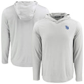 Tampa Bay Rays Cutter & Buck Coastline Epic Comfort Recycled Eco Hoodie Long Sleeve T-Shirt Online