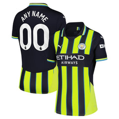 Puma Manchester City Women's 2024/25 Away Replica Custom Jerseys - Navy