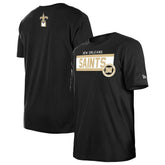 New Orleans Saints New Era 3rd Down High Density Print T-Shirt Black - NFL