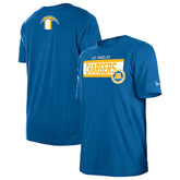 Los Angeles Chargers New Era 3rd Down High Density Print T-Shirt Blue - NFL