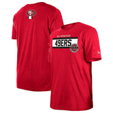 San Francisco 49ers New Era 3rd Down High Density Print T-Shirt Scarlet - NFL