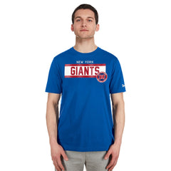 New York Giants New Era 3rd Down High Density Print T-Shirt Blue - NFL