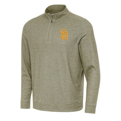 San Diego Padres Antigua Subtle Quarter-Zip Sweatshirt Online