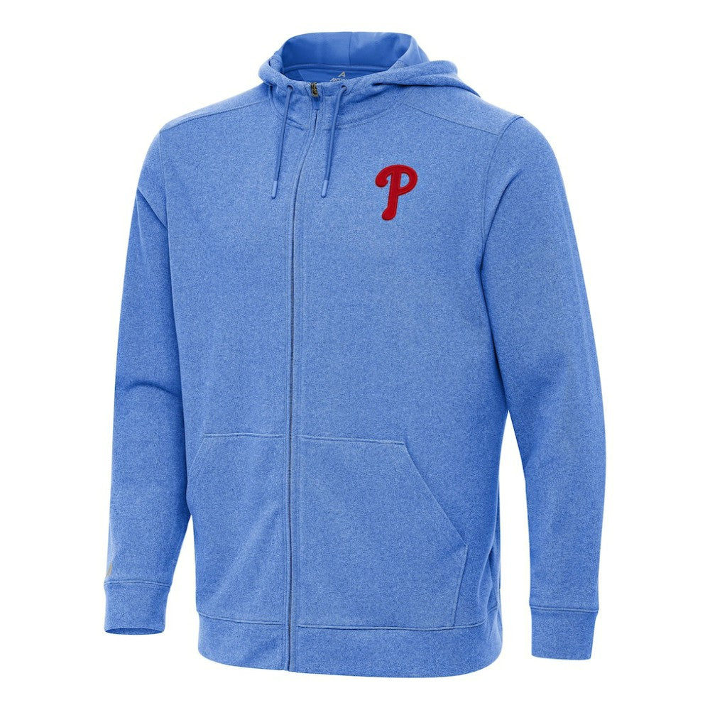Philadelphia Phillies Antigua Effortless Full-Zip Hooded Jacket for sale