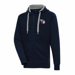 Cleveland Guardians Antigua Big & Tall Victory Full-Zip Hoodie Jacket Clearance