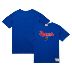 Mitchell & Ness - Denver Nuggets Hardwood Classics Felt Applique Slub T-Shirt - Royal