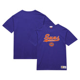 Mitchell & Ness - Phoenix Suns Hardwood Classics Felt Applique Slub T-Shirt - Purple