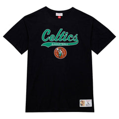 Mitchell & Ness - Boston Celtics Hardwood Classics Felt Applique Slub T-Shirt - Black