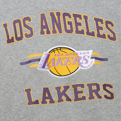 Mitchell & Ness - Los Angeles Lakers Hardwood Classics All Over 4.0 Pullover Sweatshirt - Heather Gray