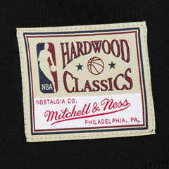 Mitchell & Ness - Golden State Warriors Women's Hardwood Classics Cropped Pullover Hoodie - Black
