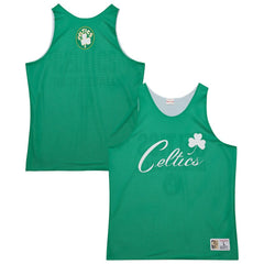 Mitchell & Ness - Boston Celtics Hardwood Classics Reversible Mesh Practice Jersey - Kelly Green/White