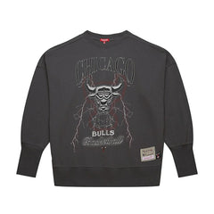 Mitchell & Ness - Chicago Bulls Women's Hardwood Classics Lightweight Pullover Sweatshirt - Charcoal