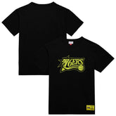Mitchell & Ness - Philadelphia 76ers Hardwood Classics Neon Nights Premium T-Shirt - Black