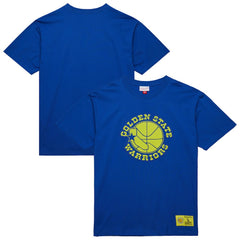 Mitchell & Ness - Golden State Warriors Hardwood Classics Neon Nights Premium T-Shirt - Royal