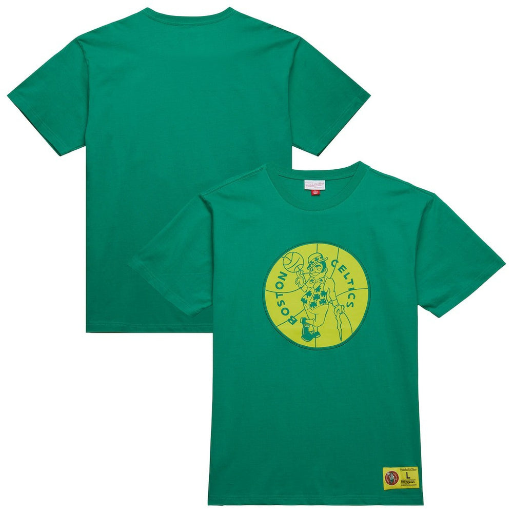 Mitchell & Ness - Boston Celtics Hardwood Classics Neon Nights Premium T-Shirt - Kelly Green