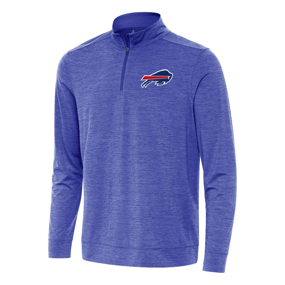 Buffalo Bills Antigua Bright Quarter-Zip Top Heather Royal - NFL