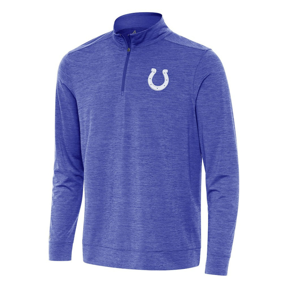 Indianapolis Colts Antigua Bright Quarter-Zip Top Heather Royal - NFL