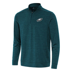 Philadelphia Eagles Antigua Bright Quarter-Zip Top Midnight Green - NFL