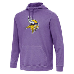 Minnesota Vikings Antigua Cloud Pullover Hoodie Heather Purple - NFL