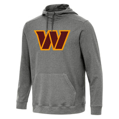 Washington Commanders Antigua Cloud Pullover Hoodie Heather Black - NFL
