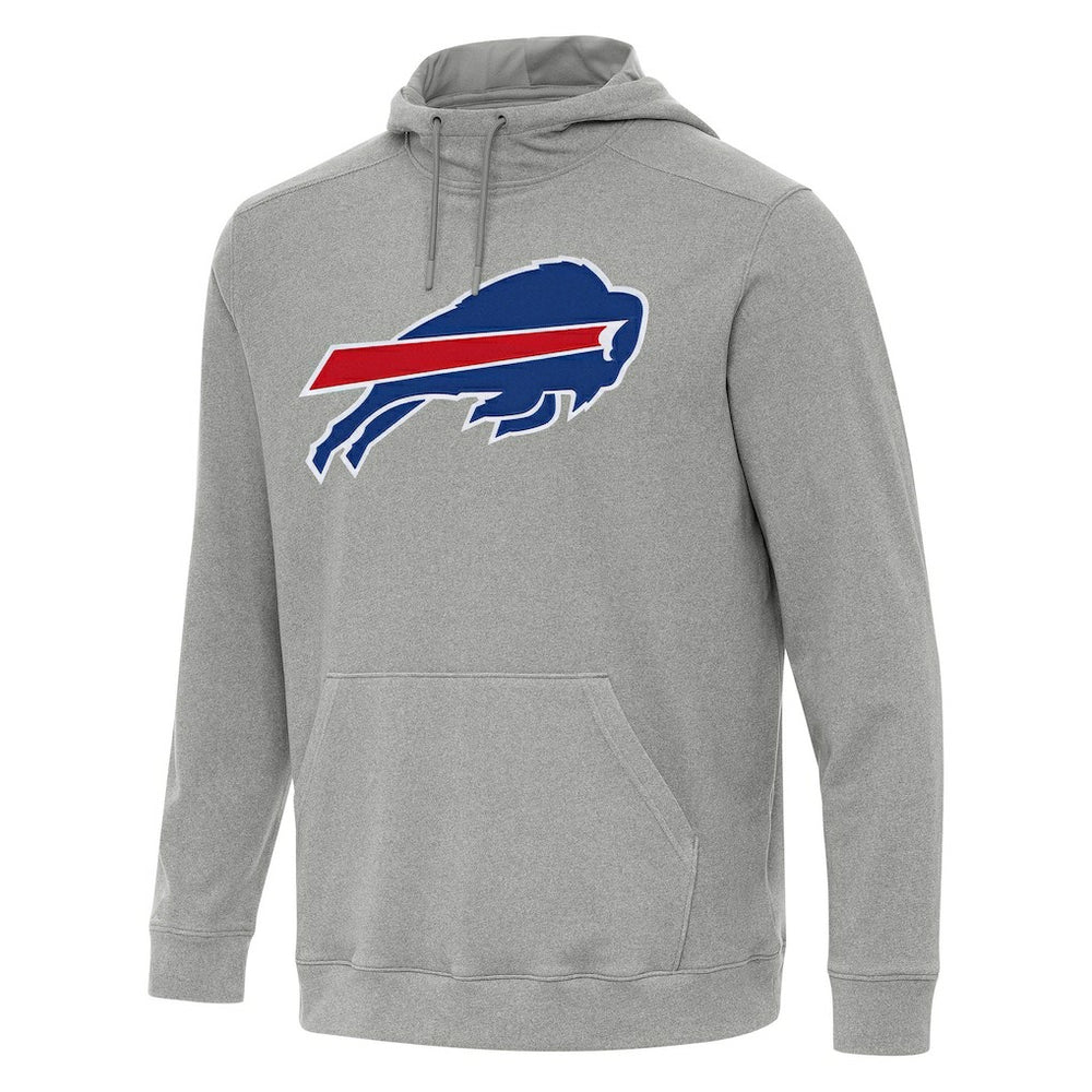Buffalo Bills Antigua Cloud Pullover Hoodie Heather Gray - NFL
