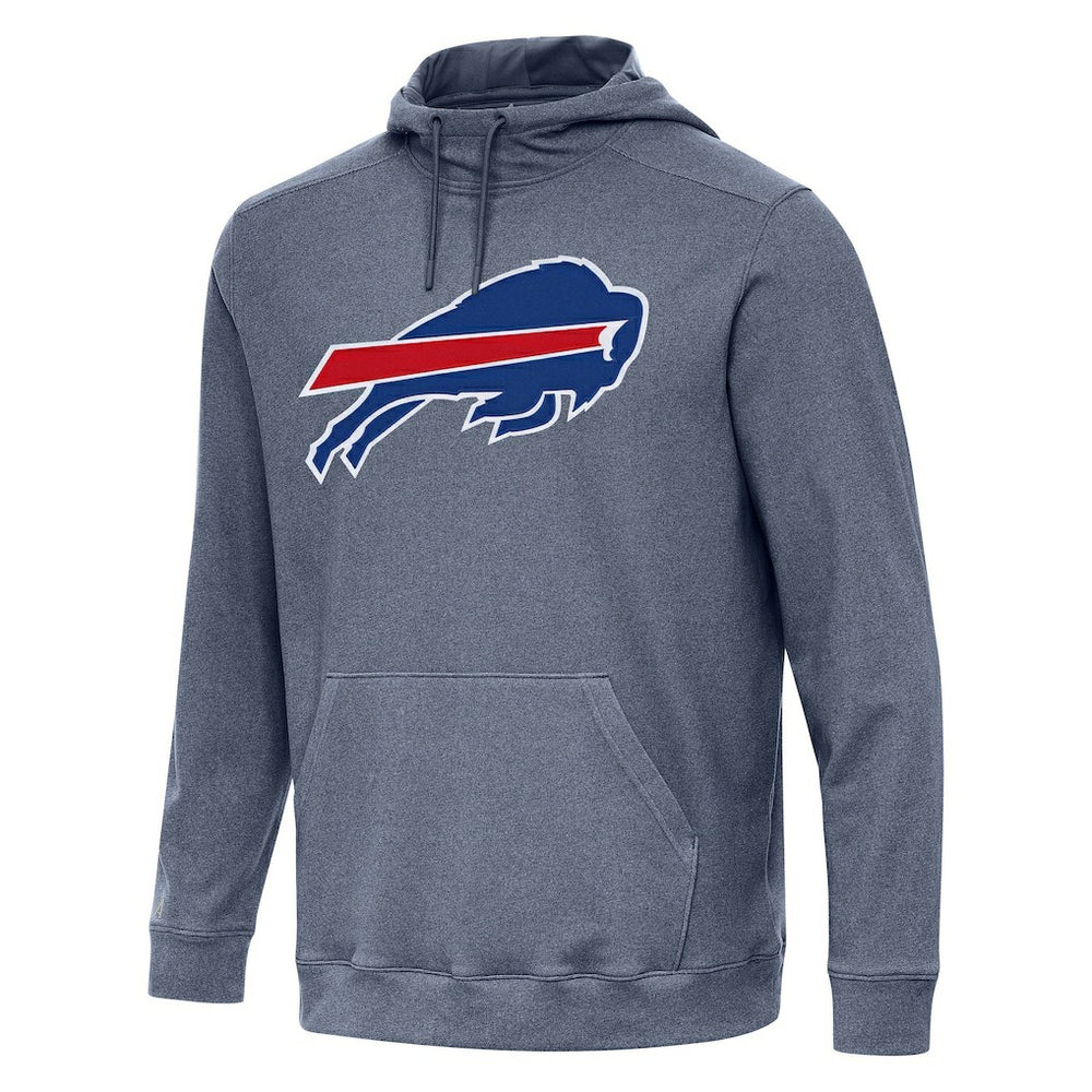 Buffalo Bills Antigua Cloud Pullover Hoodie Heather Navy - NFL