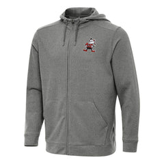 Cleveland Browns Antigua Effortless Full-Zip Hoodie Heather Black - NFL
