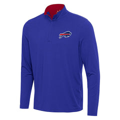 Buffalo Bills Antigua Content Quarter-Zip Pullover Top Royal/Red - NFL