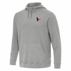 Houston Texans Antigua Cloud Pullover Hoodie Heather Gray - NFL