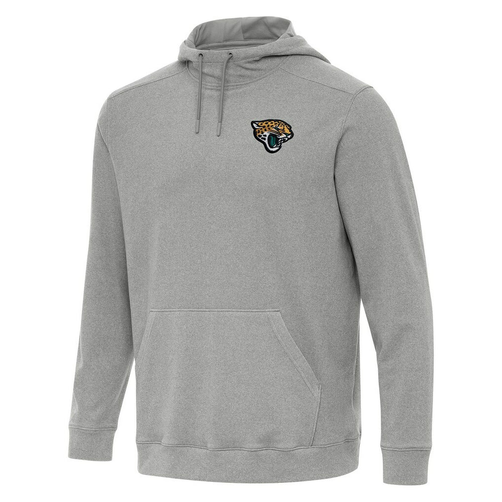Jacksonville Jaguars Antigua Cloud Pullover Hoodie Heather Gray - NFL