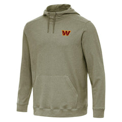 Washington Commanders Antigua Cloud Pullover Hoodie Olive - NFL