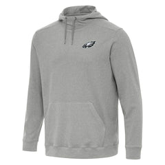 Philadelphia Eagles Antigua Cloud Pullover Hoodie Heather Gray - NFL