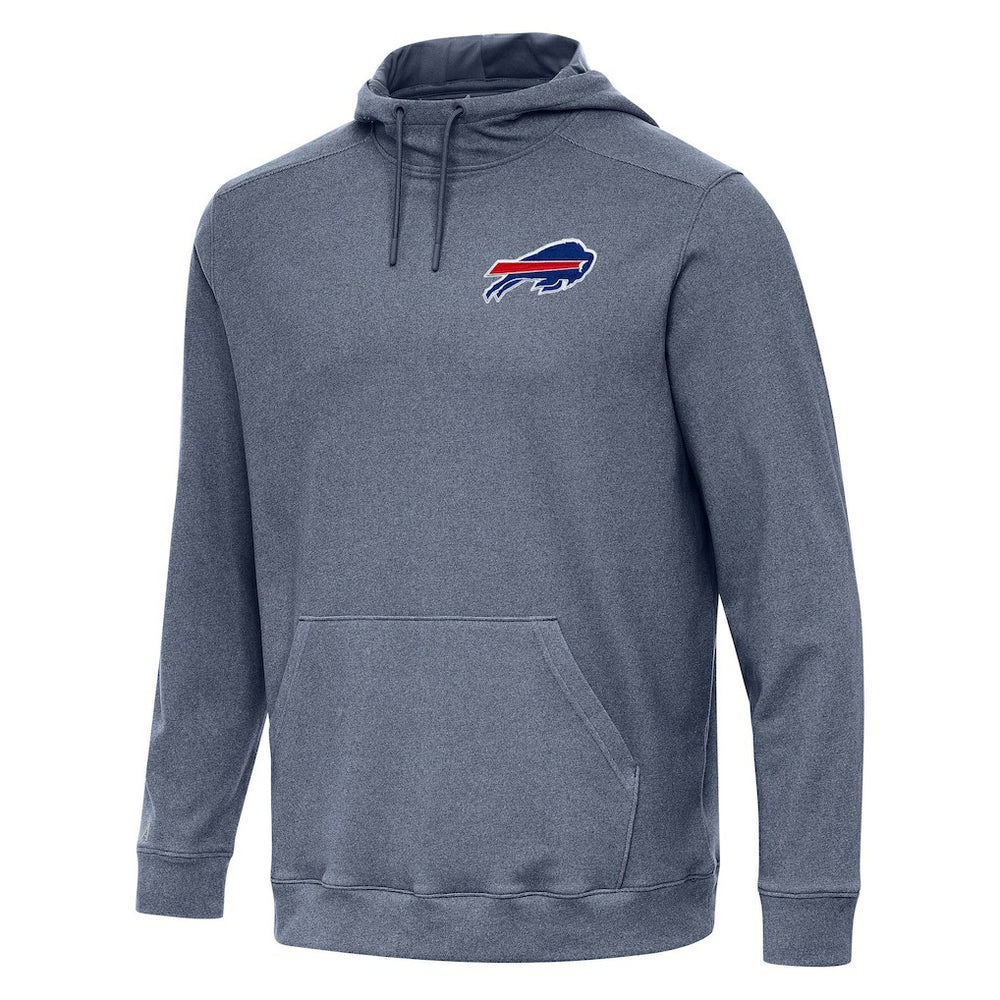 Buffalo Bills Antigua Cloud Pullover Hoodie Heather Navy - NFL
