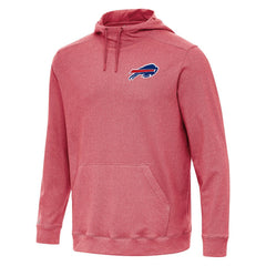Buffalo Bills Antigua Cloud Pullover Hoodie Heather Red - NFL