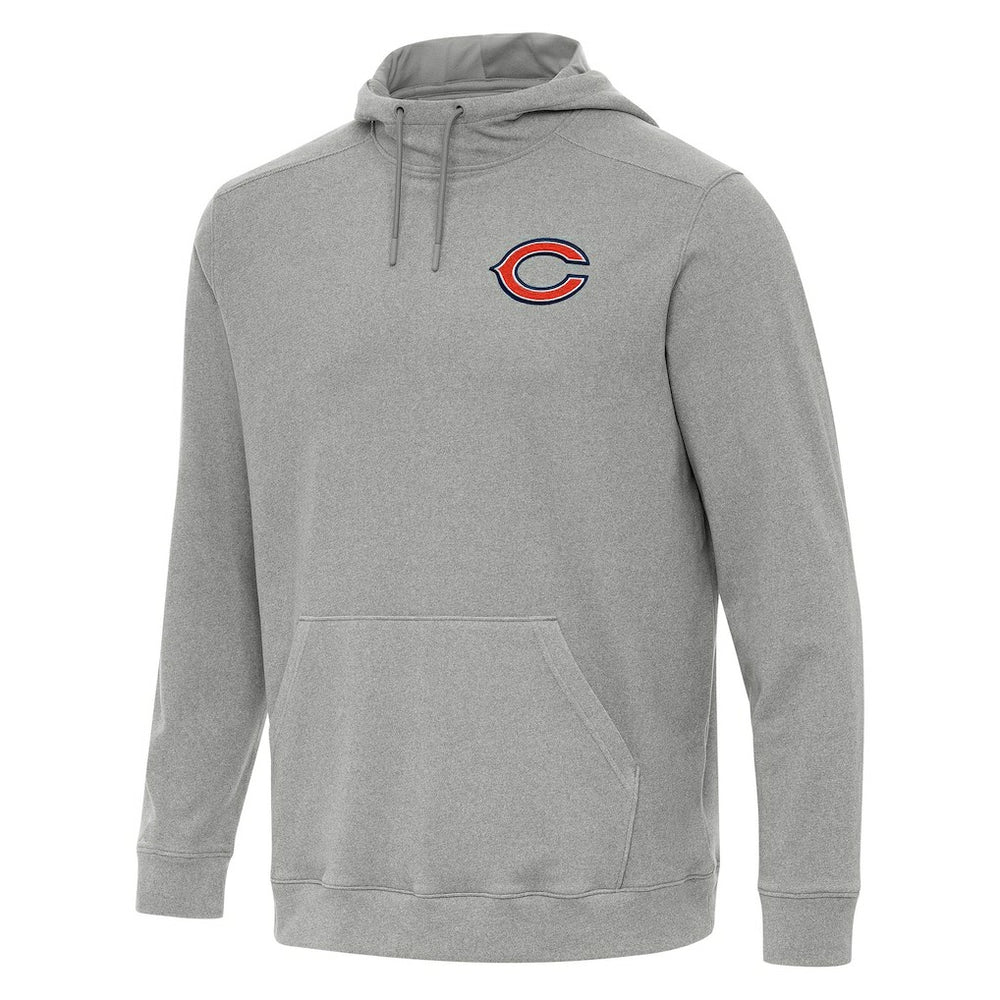 Chicago Bears Antigua Cloud Pullover Hoodie Heather Gray - NFL