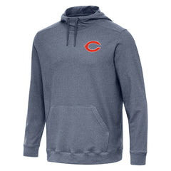 Chicago Bears Antigua Cloud Pullover Hoodie Heather Navy - NFL