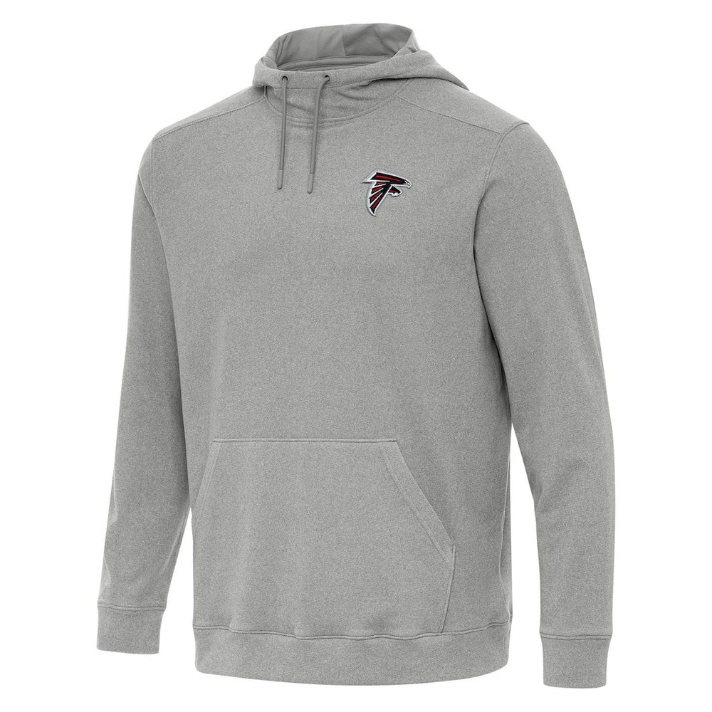 Atlanta Falcons Antigua Cloud Pullover Hoodie Heather Gray - NFL