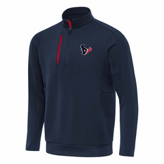 Houston Texans Antigua Generation Quarter-Zip Pullover Top Navy - NFL