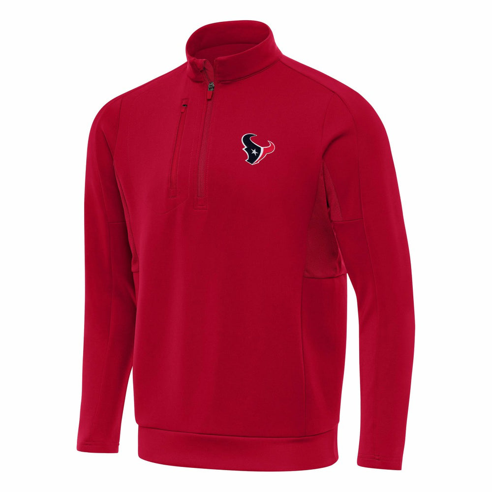 Houston Texans Antigua Generation Quarter-Zip Pullover Top Red - NFL