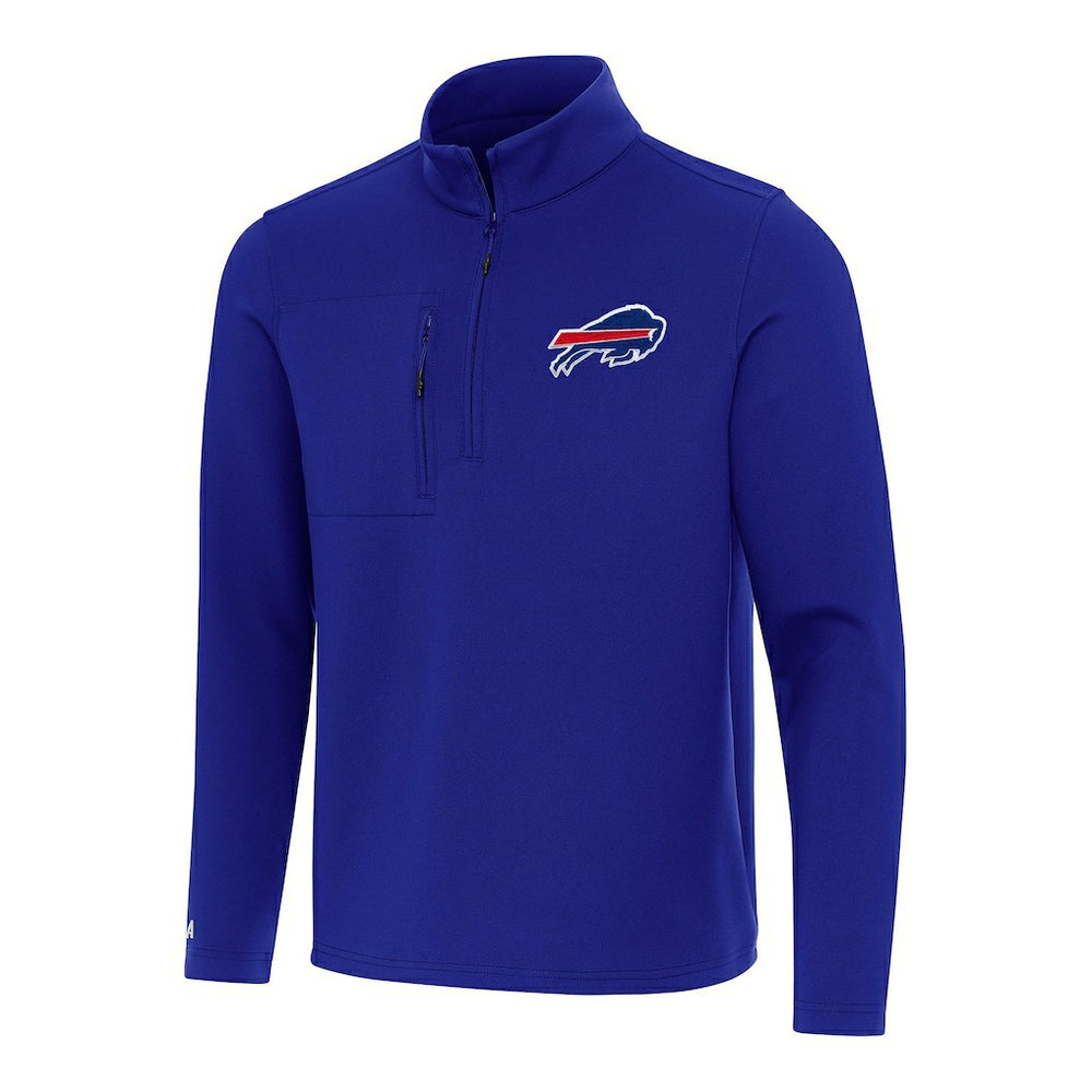 Buffalo Bills Antigua Insider Quarter-Zip Pullover Top Royal - NFL