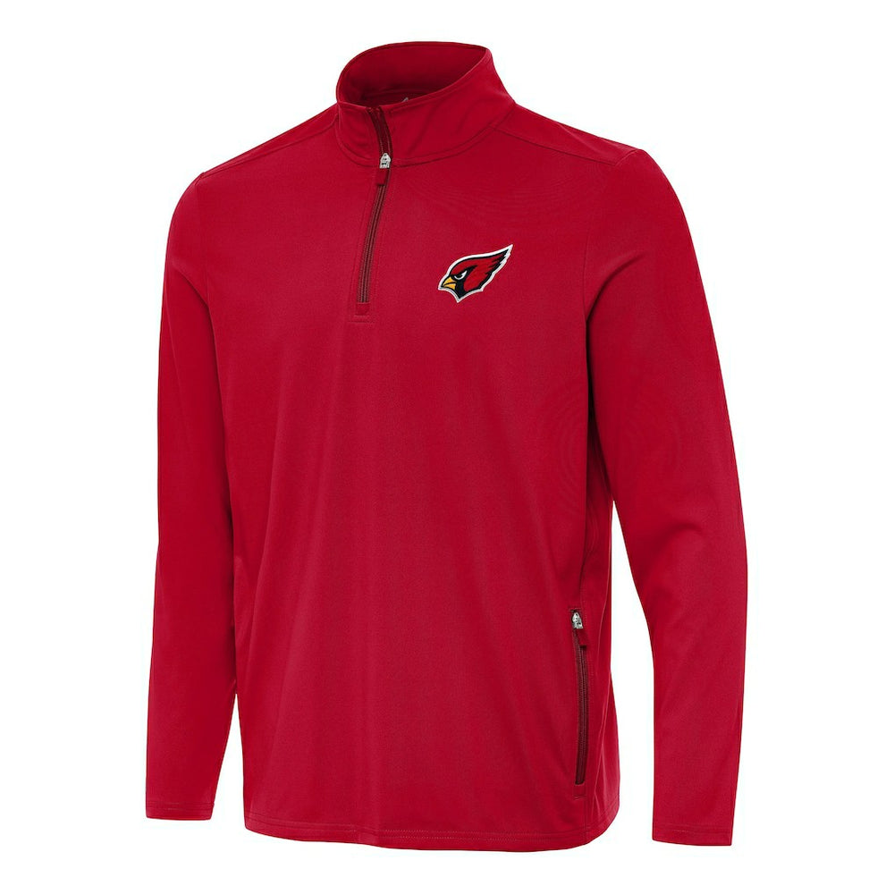 Arizona Cardinals Antigua Perilous Quarter-Zip Pullover Top Cardinal - NFL