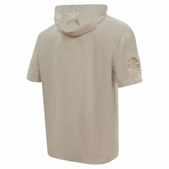 Dallas Cowboys Pro Standard Neutrals Capsule Short Sleeve Pullover Hoodie Tan - NFL