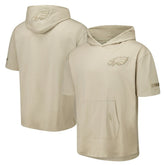Philadelphia Eagles Pro Standard Neutrals Capsule Short Sleeve Pullover Hoodie Tan - NFL