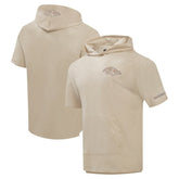 Baltimore Ravens Pro Standard Neutrals Capsule Short Sleeve Pullover Hoodie Tan - NFL