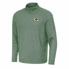 Green Bay Packers Antigua Subtle Quarter-Zip Top Hunter Green - NFL