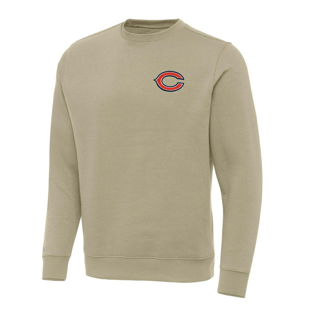 Chicago Bears Antigua Victory Pullover Sweatshirt Khaki - NFL