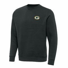 Green Bay Packers Antigua Victory Pullover Sweatshirt Charcoal - NFL