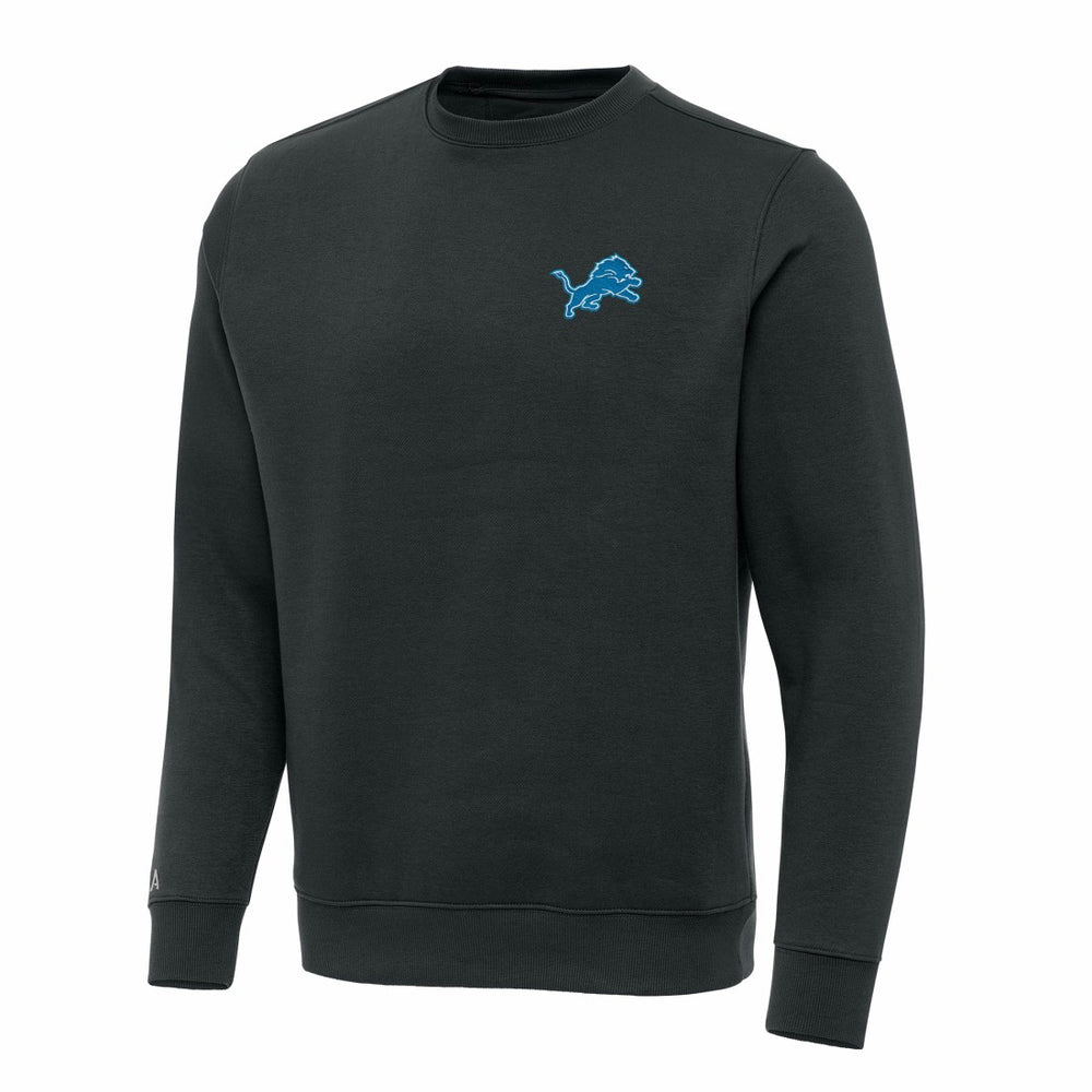 Detroit Lions Antigua Victory Pullover Sweatshirt Charcoal - NFL